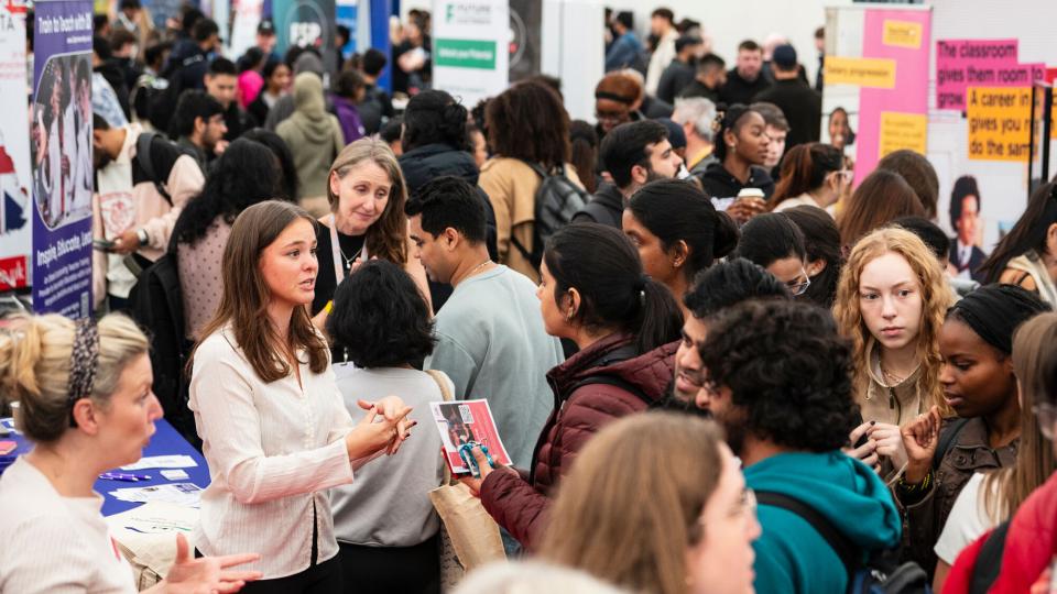A photo from a Careers Fair