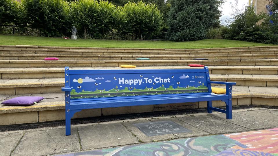 Our Happy to Chat Bench
