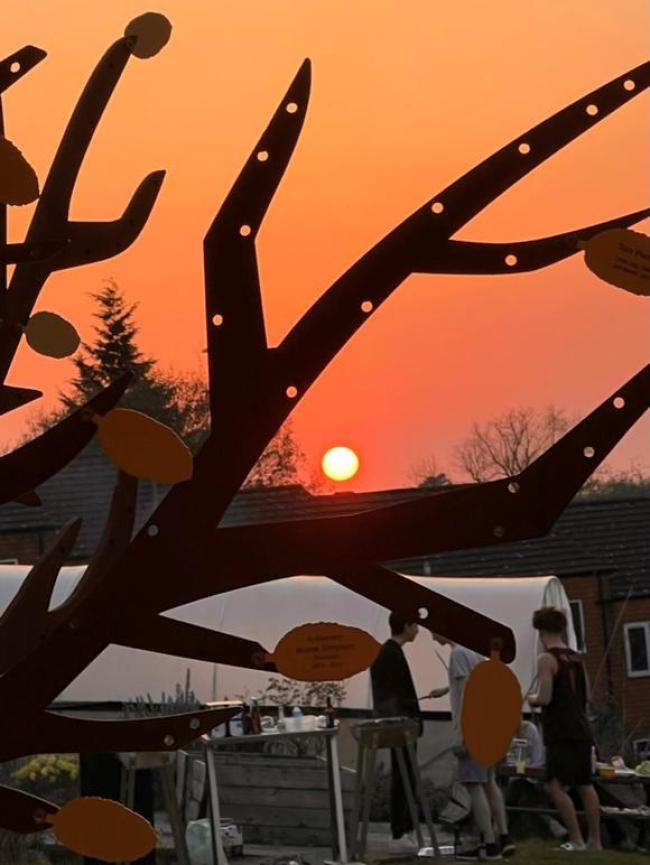 Surrey Tree of Life sculpture