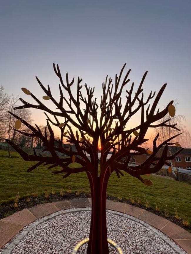 Surrey Tree of Life sculpture